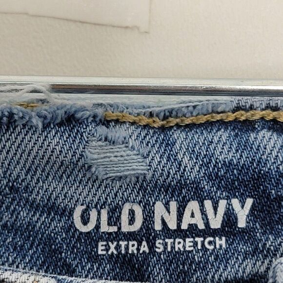 Old Navy Women's O.G. Straight Jeans Size 4 Medium Wash Blue Denim 26x27 - Picture 4 of 11